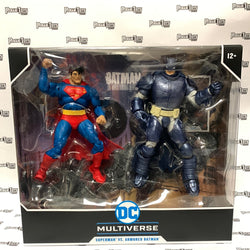MCFARLANE TOYS - DC MULTIVERSE - BATMAN: THE DARK KNIGHT RETURNS - SUPERMAN VS. ARMORED BATMAN
