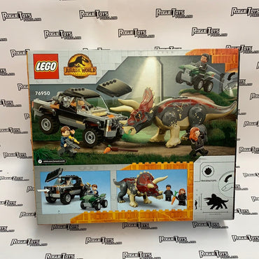 LEGO 76950 Jurassic World Dominion Triceratops Pickup Truck Ambush