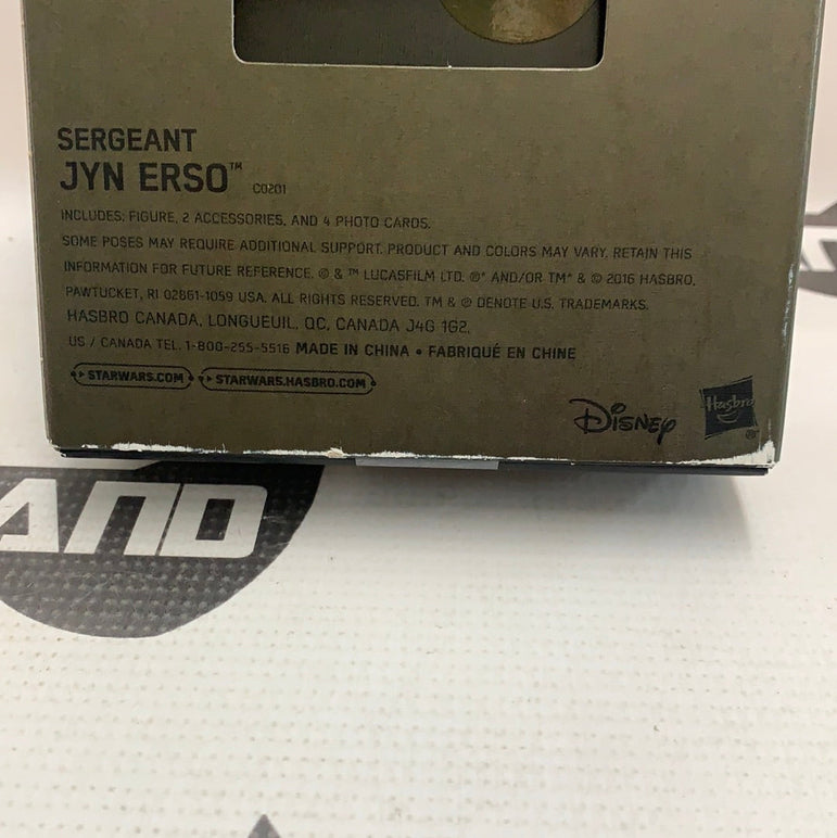 Star Wars The Black Series Sergeant Jyn Erso SDCC 2016