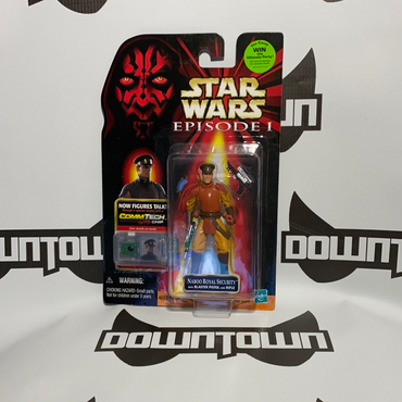 Hasbro Star Wars Episode 1 Comm Tech Naboo Royal Security