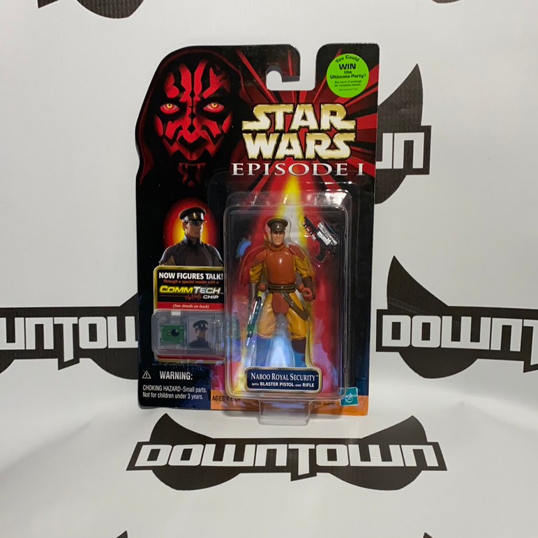 Hasbro Star Wars Episode 1 Comm Tech Naboo Royal Security